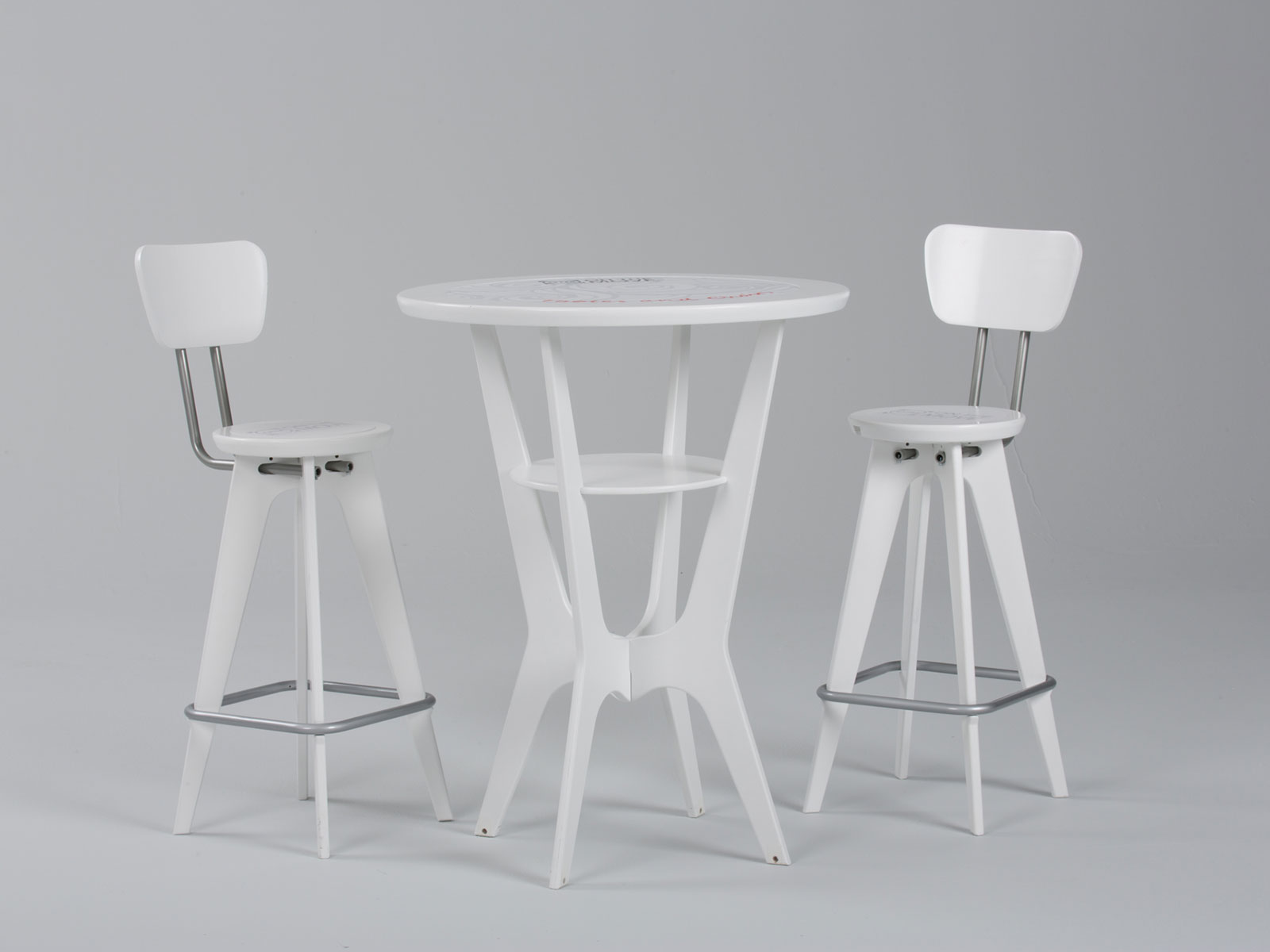 OTM Portable Table and Chairs -- White Version