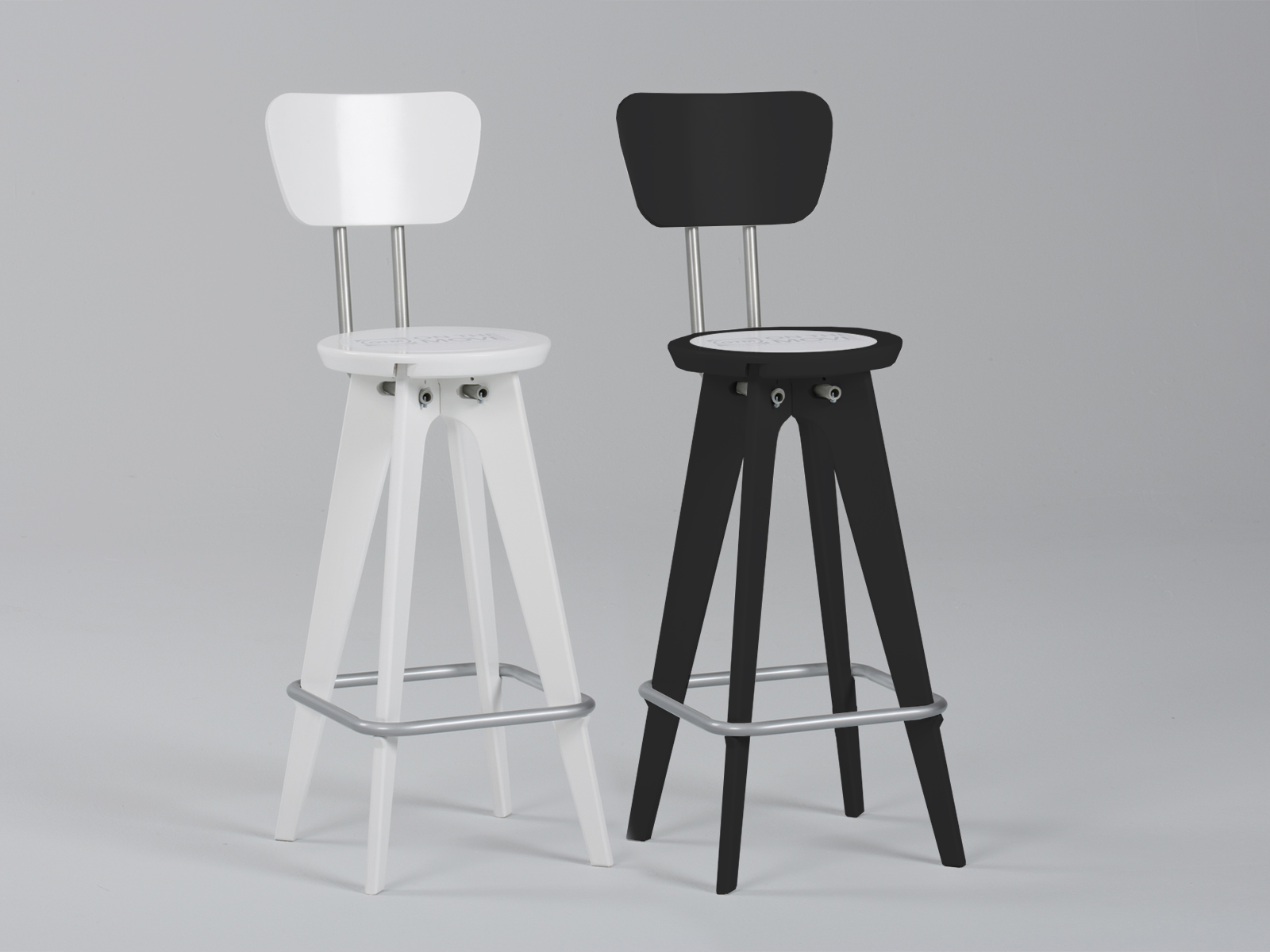 Chairs with Seatback Option -- White and Black Only