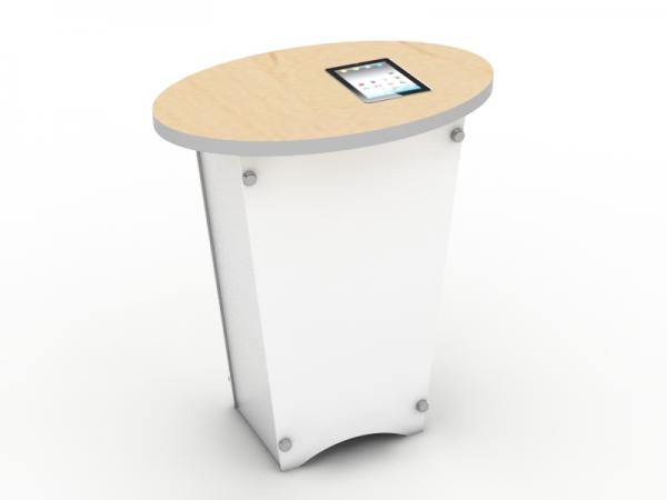 LTE-1001 Trade Show Pedestal with MOD-211 iPad2 Insert Option