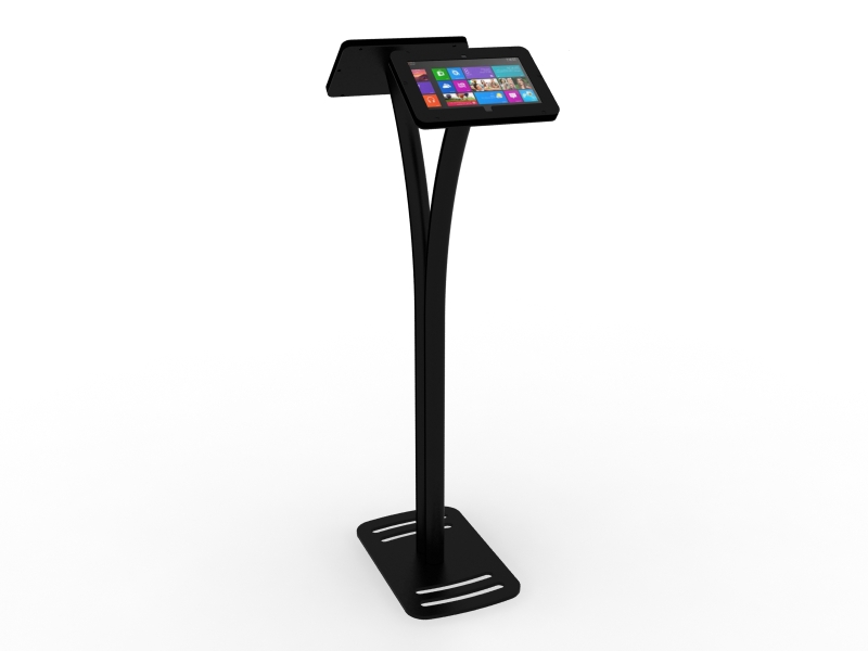 MOD-1334M Portable Surface 2 Kiosk -- Black