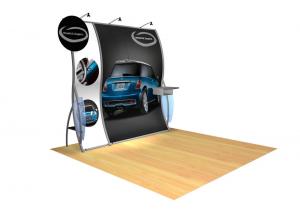 Perfect 10 VK-1503 Portable Hybrid Trade Show Display -- Image 3 (circle header)