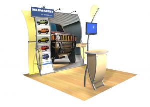 Perfect 10 VK-1509 Portable Hybrid Trade Show Display -- Image 1