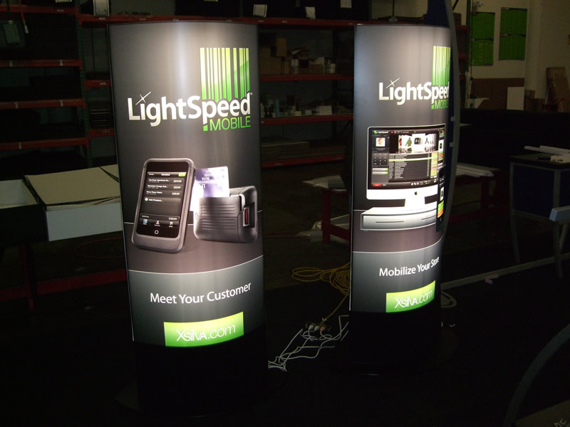 Backlit Aura Banner Stand