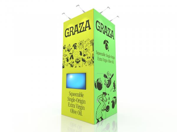 GK-1708 Gravitee Tower Exhibit with Optional Lights