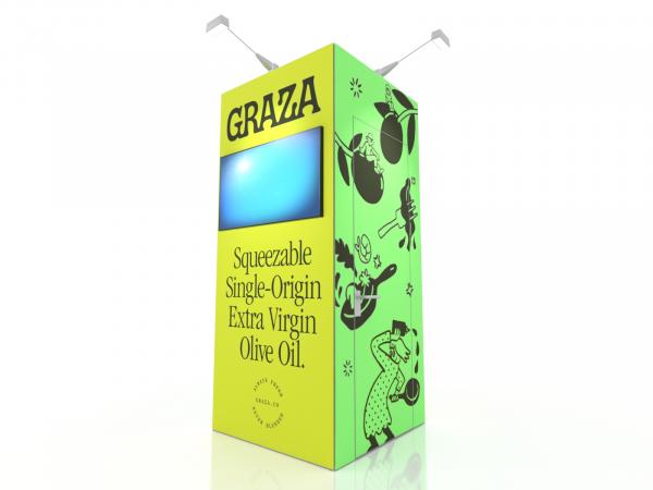 GK-1710 Gravitee Tower Exhibit with Optional Lights