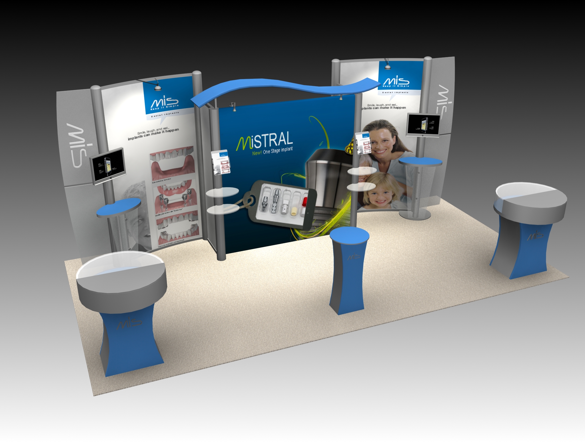 VK-2089 Exhibit with LTK-1147 Counter