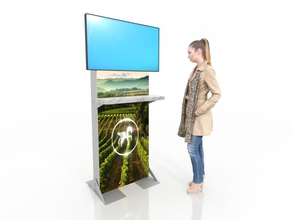 MOD-1664 Single-sided Monitor Stand -- Image 1
