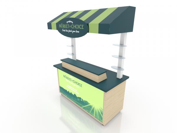MOD-1196 Trade Show Product Kiosk with Graphics -- View 4