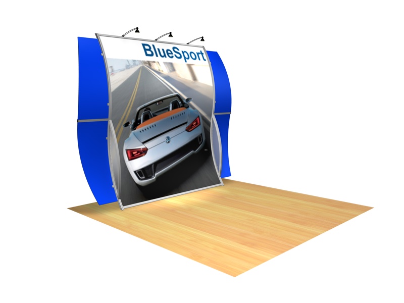 Perfect 10 VK-1510 Portable Hybrid Trade Show Display -- Image 2