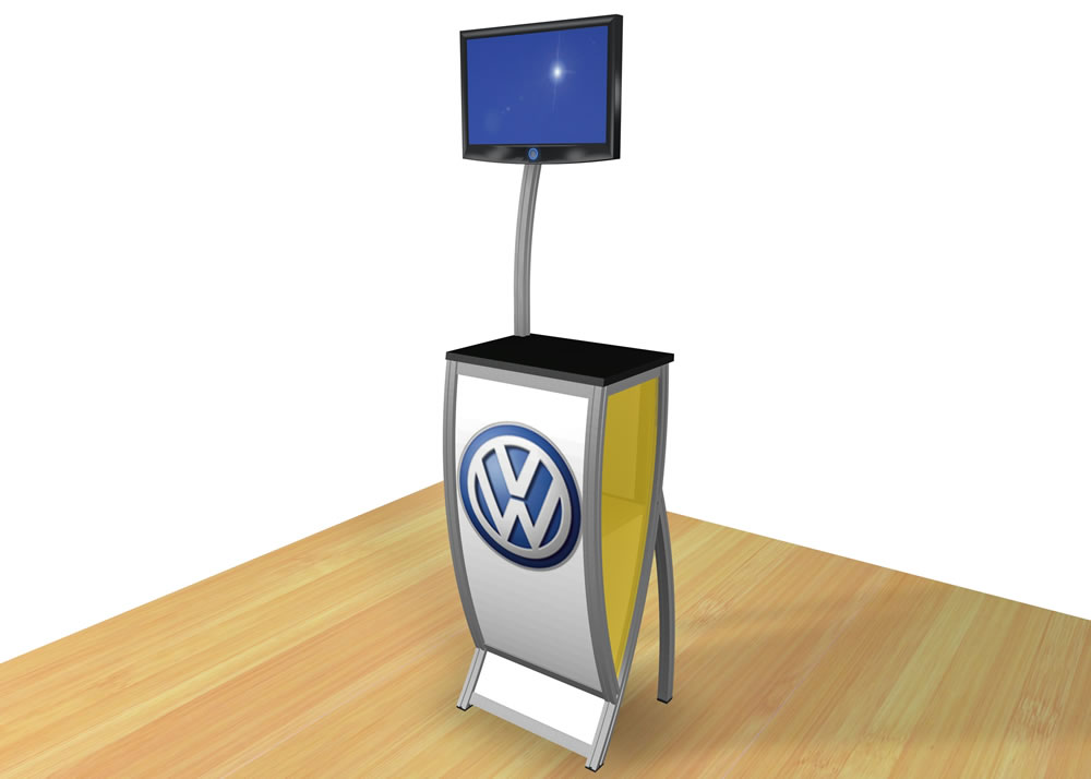 VK-1603 Trade Show Workstation or Kiosk -- Image 1 