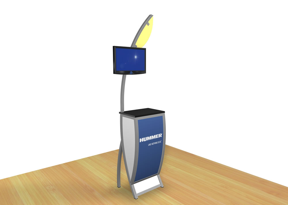 VK-1604 Trade Show Workstation or Kiosk -- Image 3 