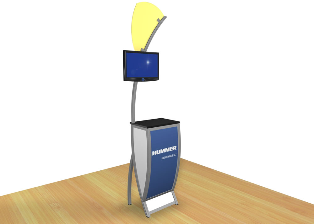 VK-1604 Trade Show Workstation or Kiosk -- Image 4 