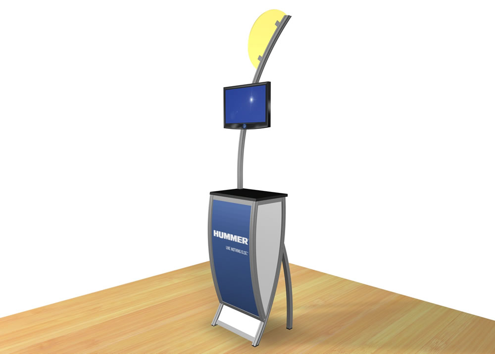VK-1604 Trade Show Workstation or Kiosk -- Image 1 