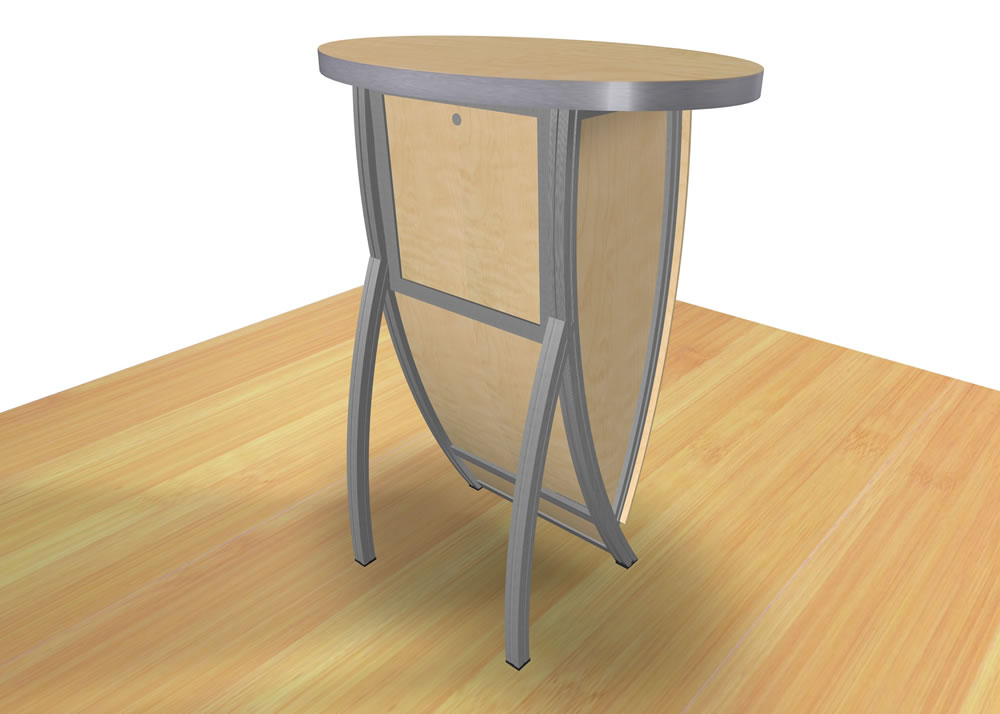 VK-1611 Tradeshow Counter or Pedestal -- Image 2