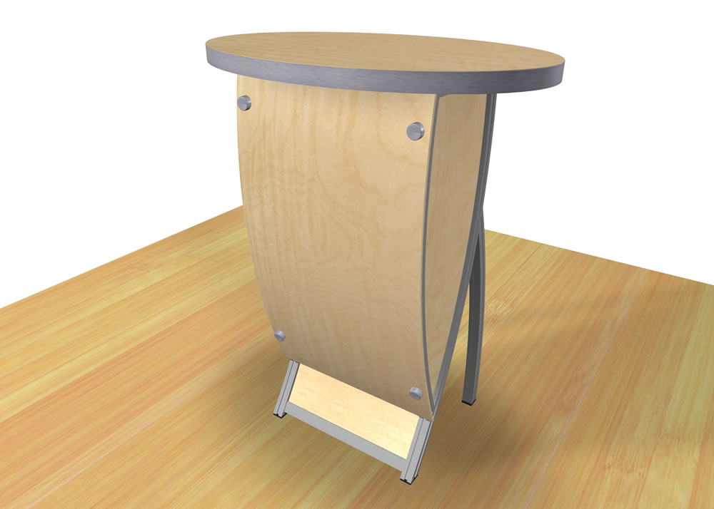 VK-1611 Tradeshow Counter or Pedestal -- Image 1