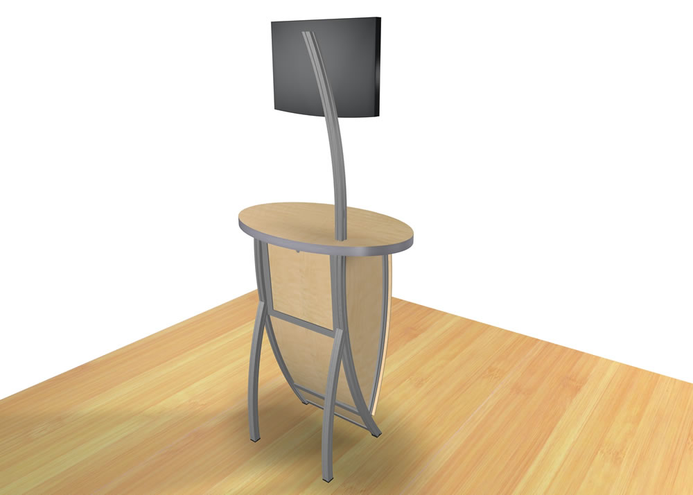 VK-1612 Trade Show Workstation or Kiosk -- Image 2 