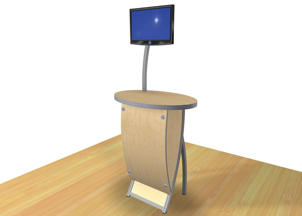 VK-1612 Trade Show Workstation or Kiosk -- Image 1 