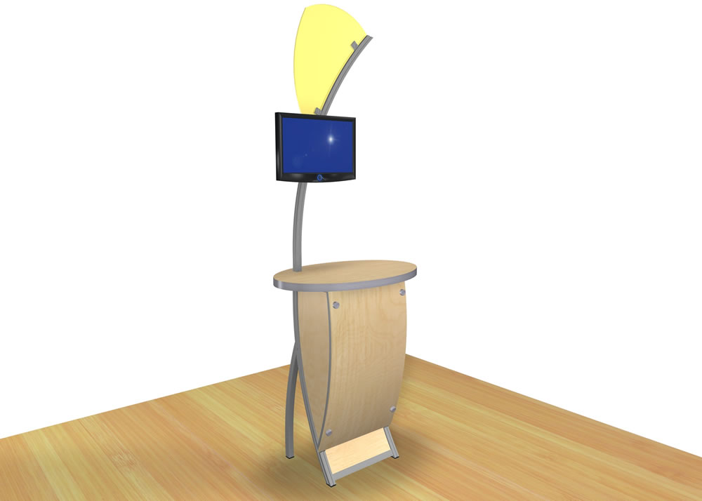VK-1613 Trade Show Workstation or Kiosk -- Image 3 