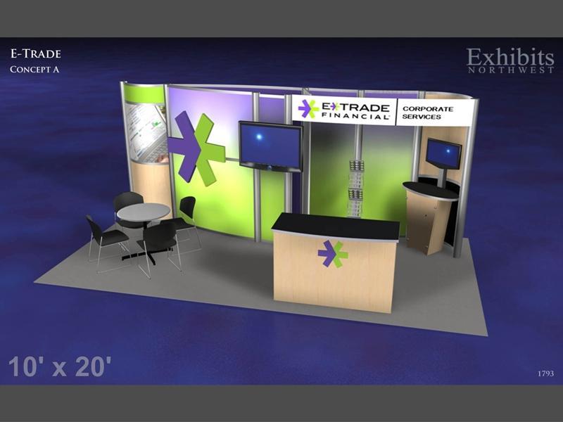 RE-1208 Rental Display / Rectangular Counter / Workstation -- Image 7