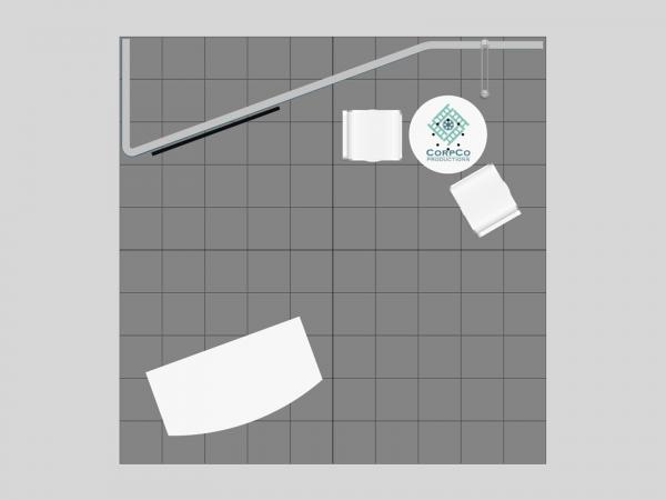 RE-1276 Gravitee Modular Trade Show Exhibit -- Plan View